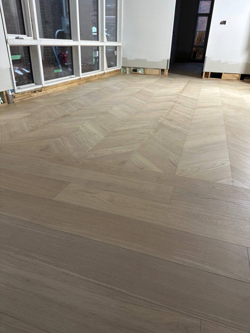 Chevron Flooring Toronto project photo